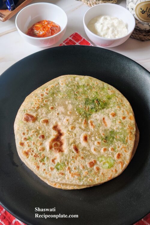 Palak paratha