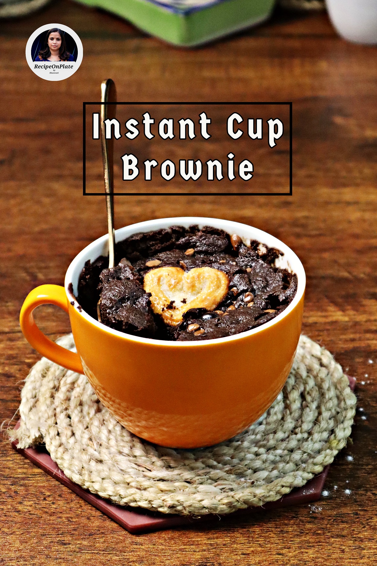 Instant cup brownie