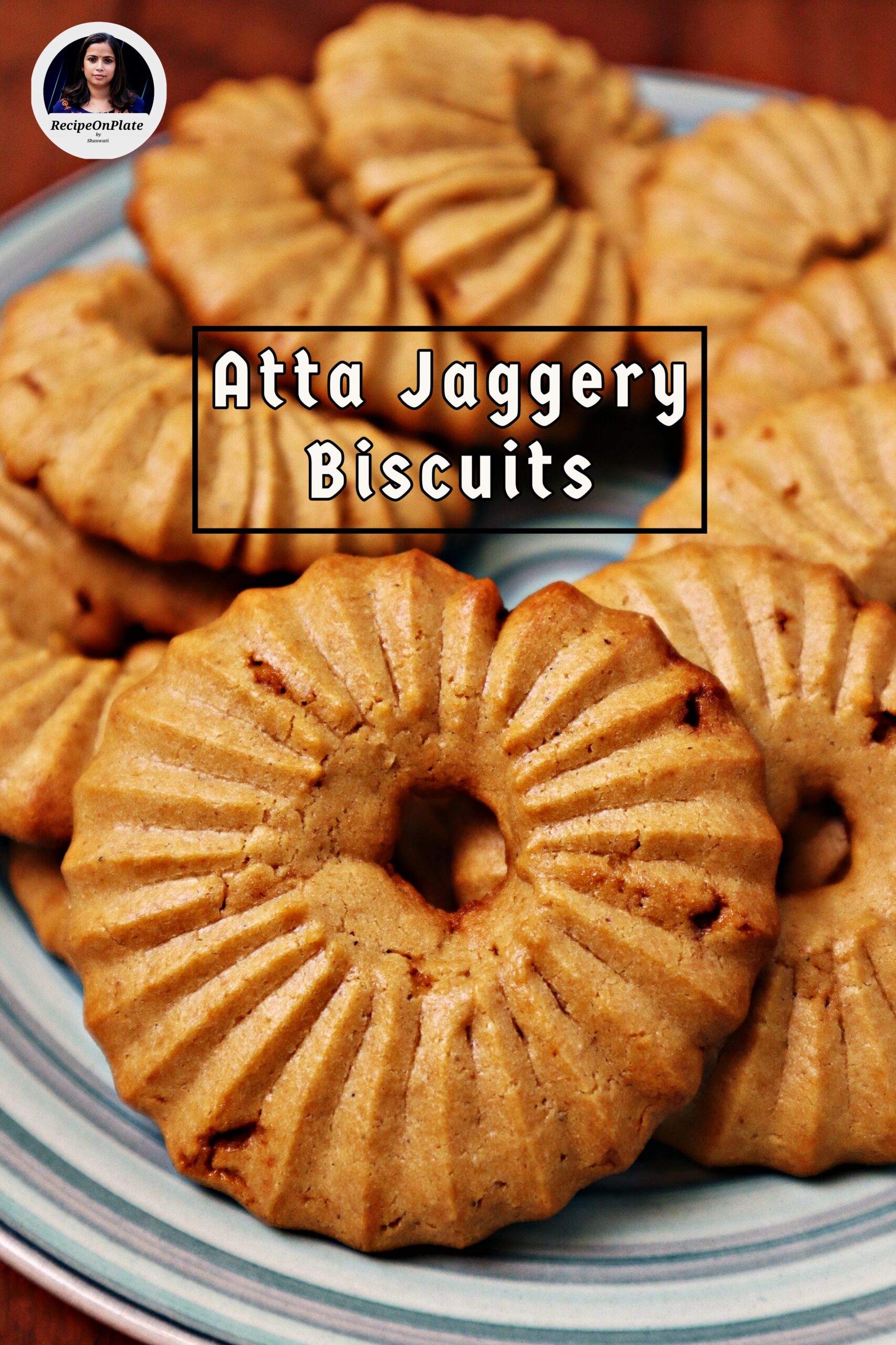 Atta Jaggery Biscuits