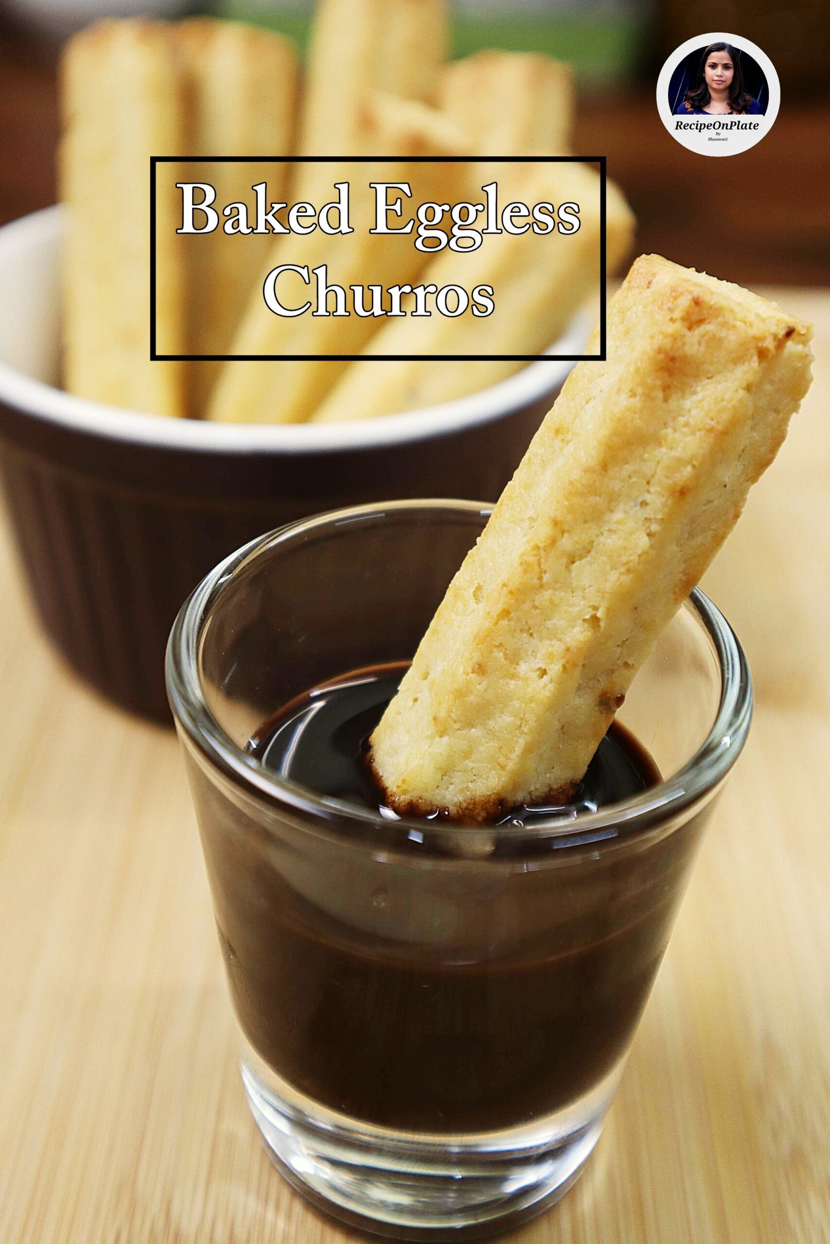 Baked Eggless Churros