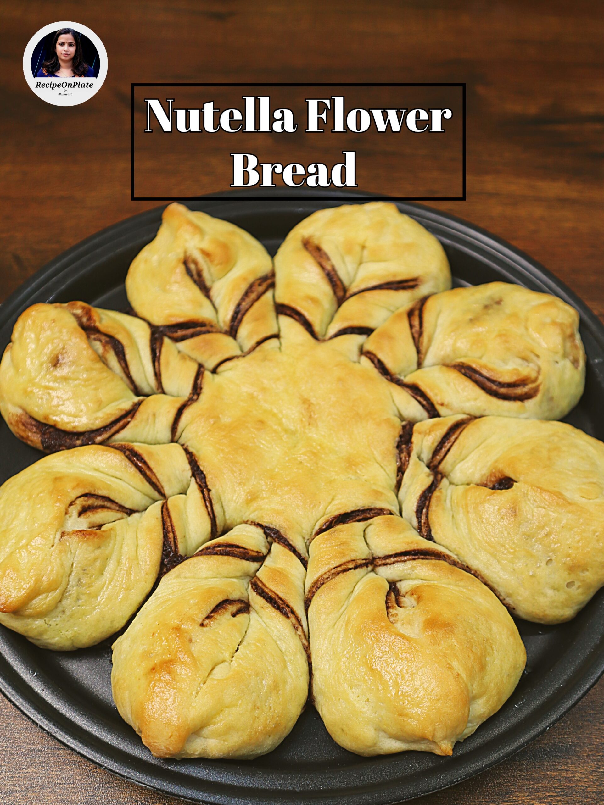 Nutella Flower Bread