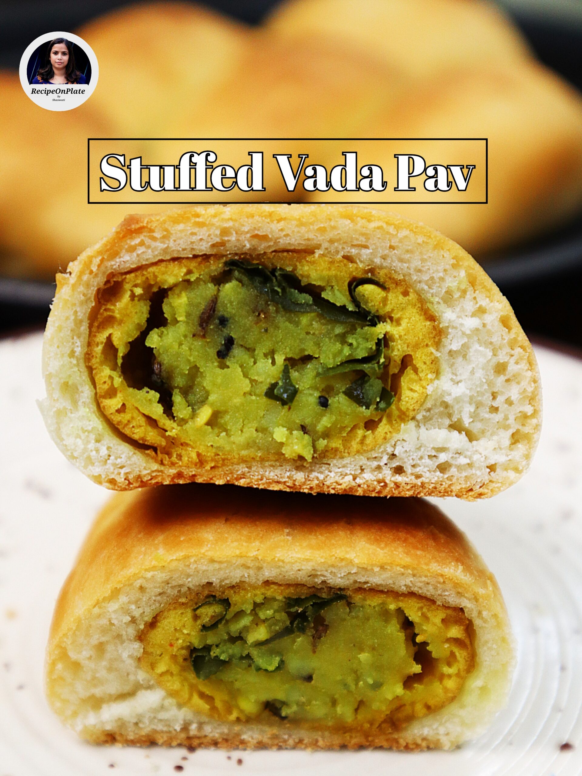 Stuffed Vada Pav